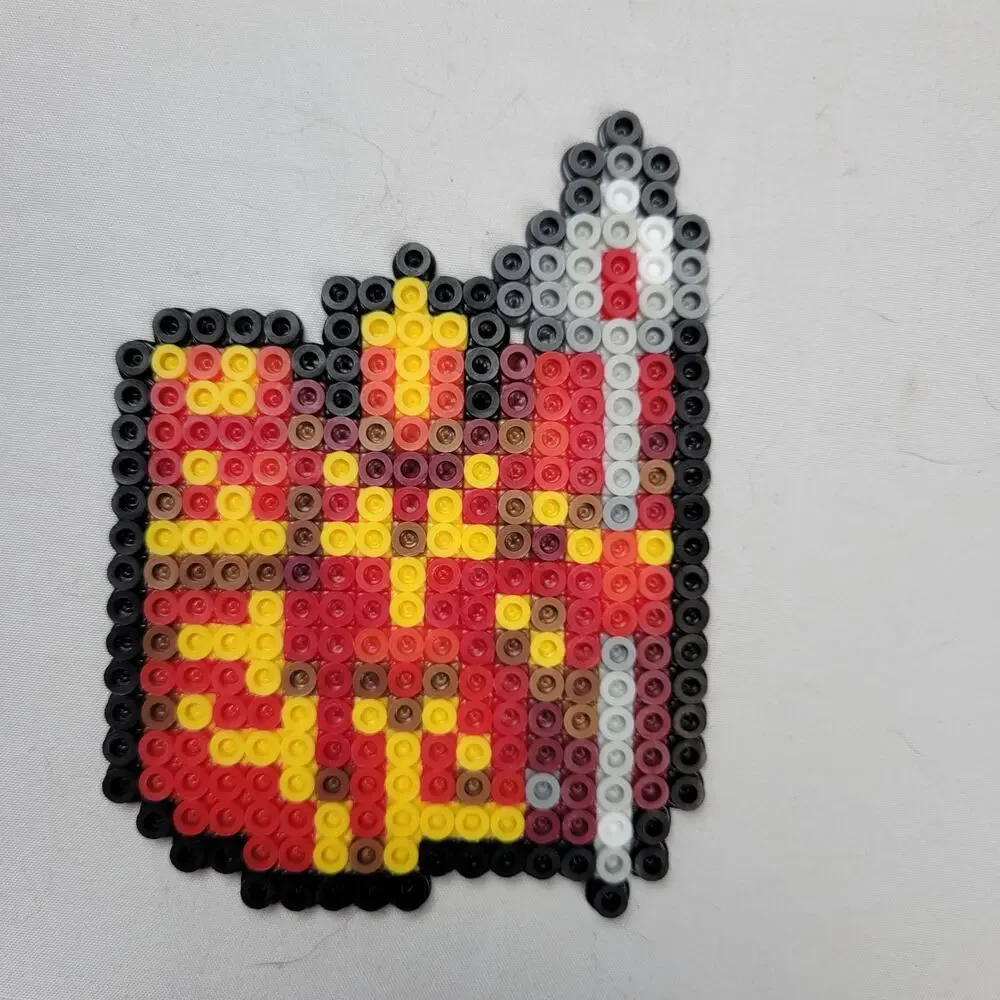 King [Enemy] Fire Emblem Perler Bead Pixel Art